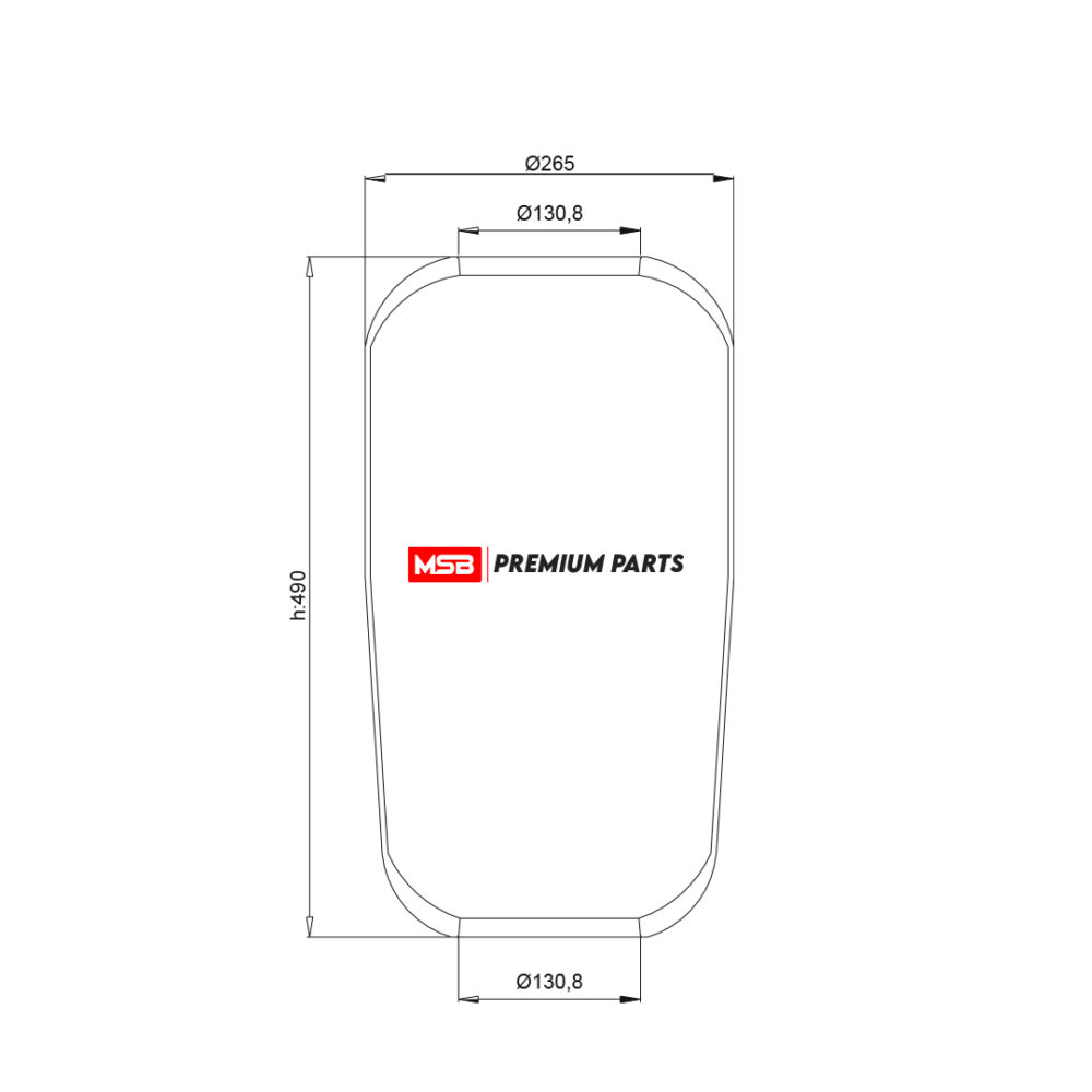MSB 541421 Air Spring