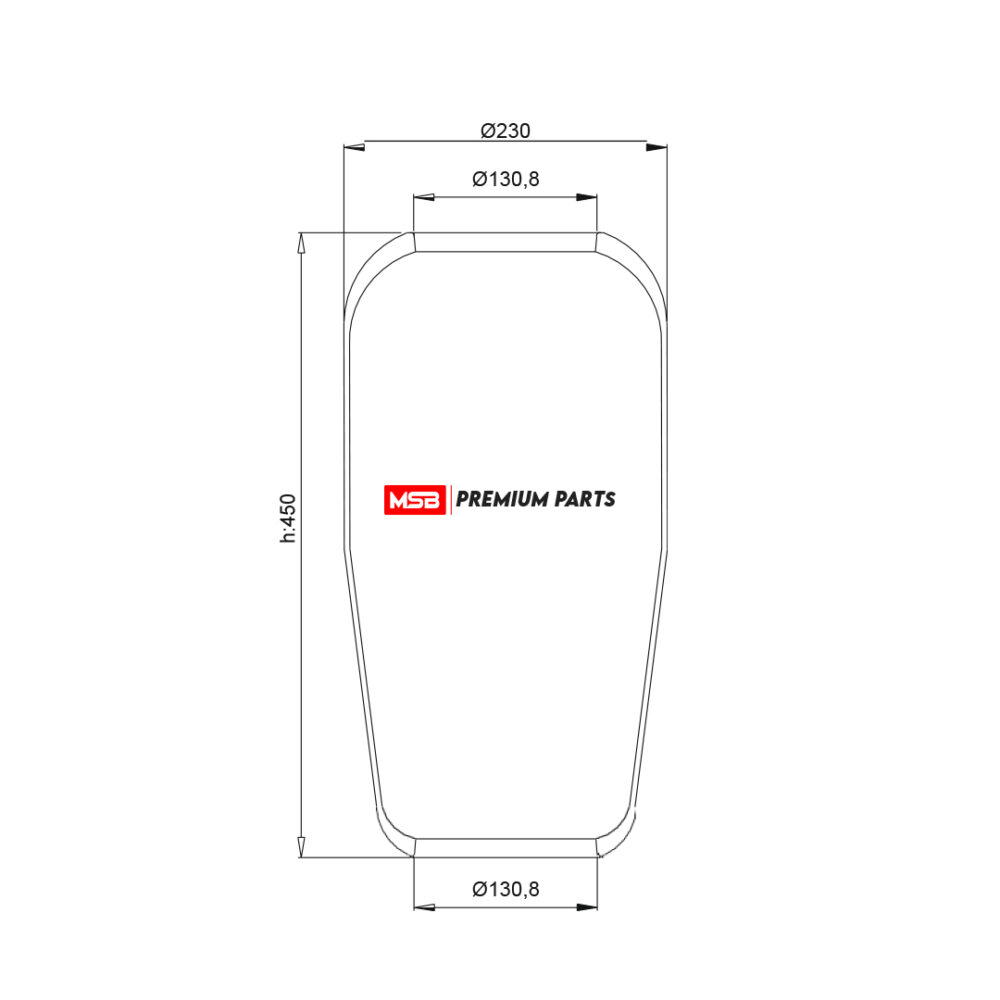 MSB 541885 Air Spring