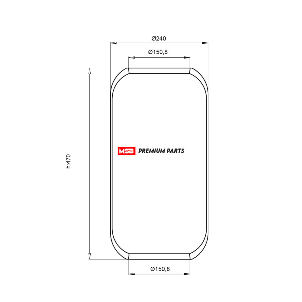 MSB 541888 Air Spring