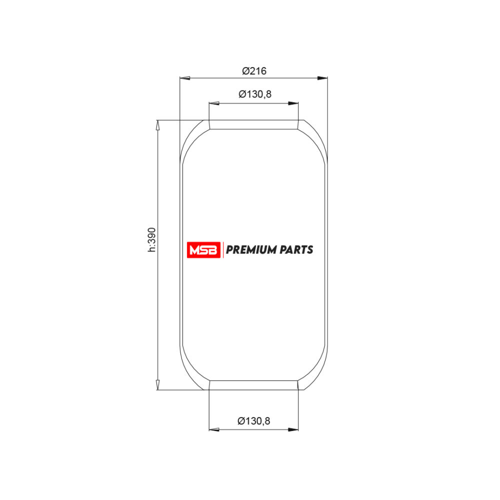 MSB   127023 Air Spring