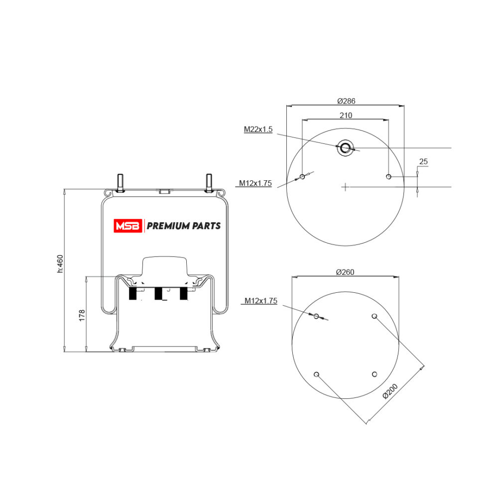 MSB    544028-C2 Air Spring