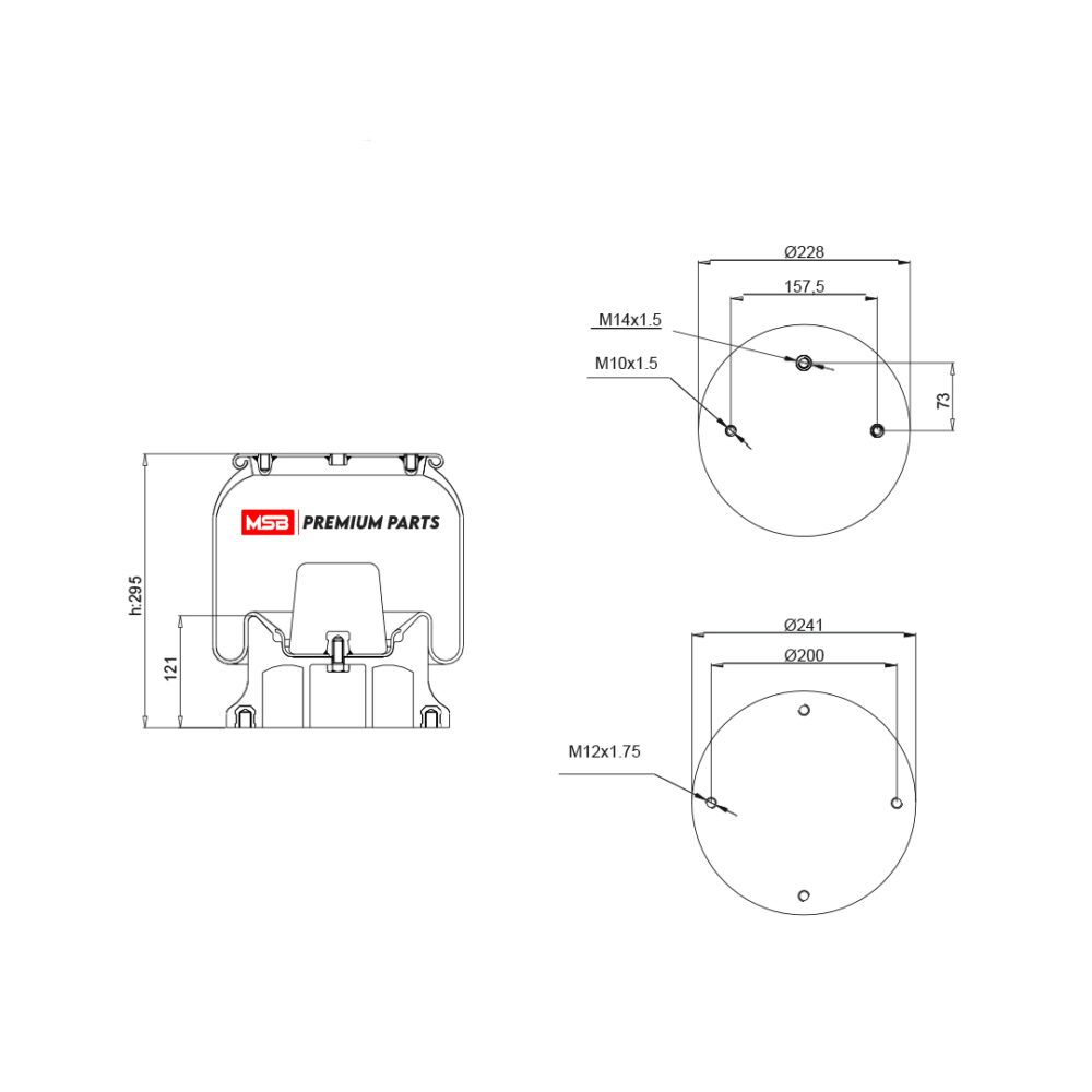 MSB    544154-CP6 Air Spring