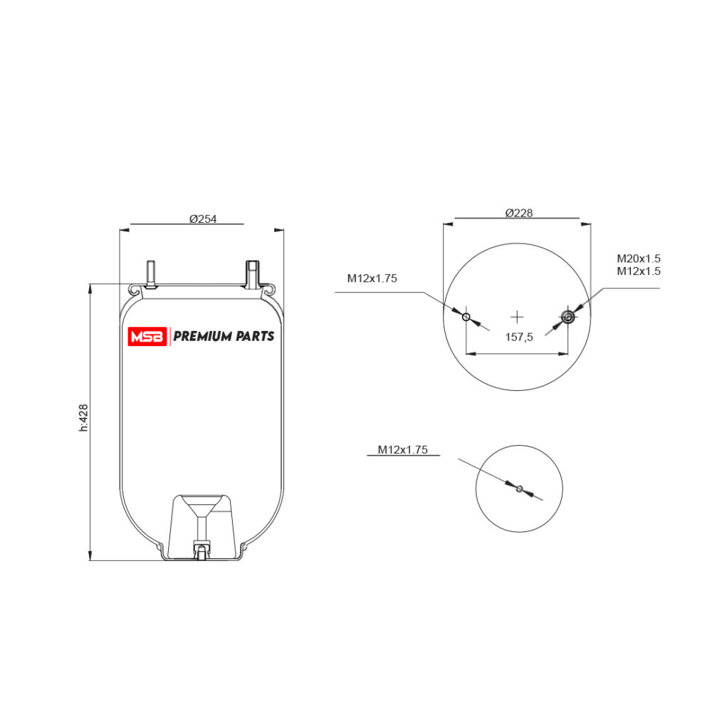 MSB    544156-S5 Air Spring