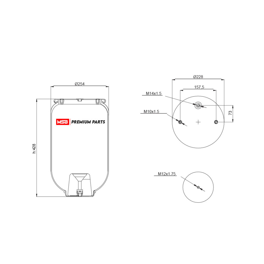 MSB    544156-S16 Air Spring