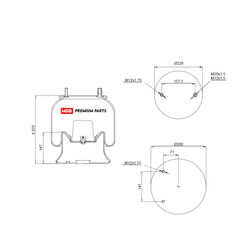 MSB    544156-C9 Air Spring