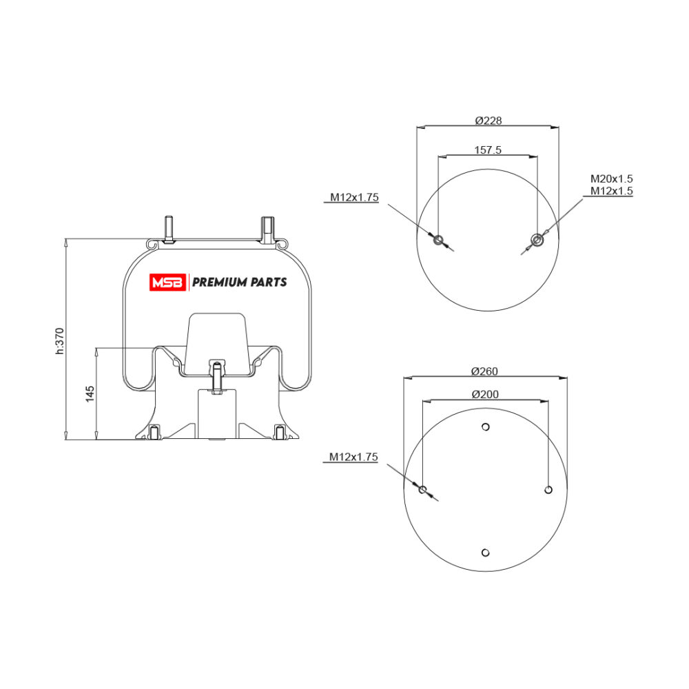MSB    544156-CP15 Air Spring