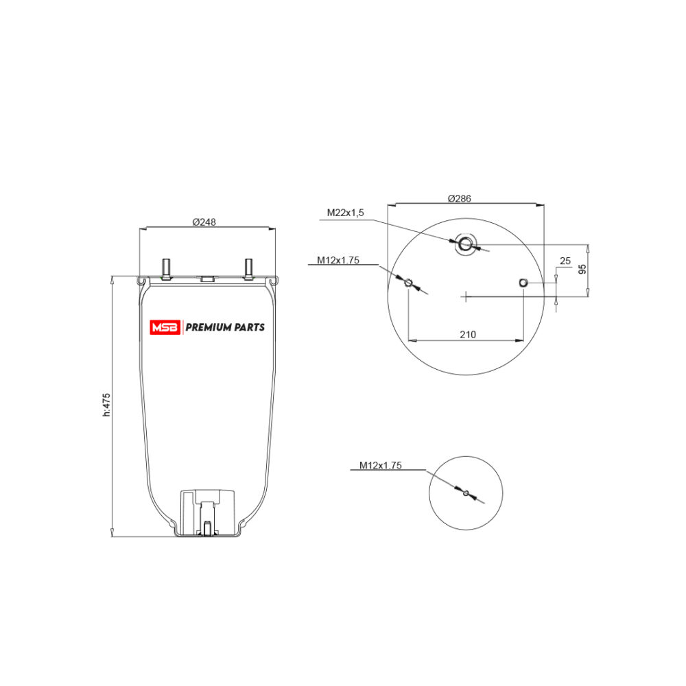 MSB    544157-S4 Air Spring