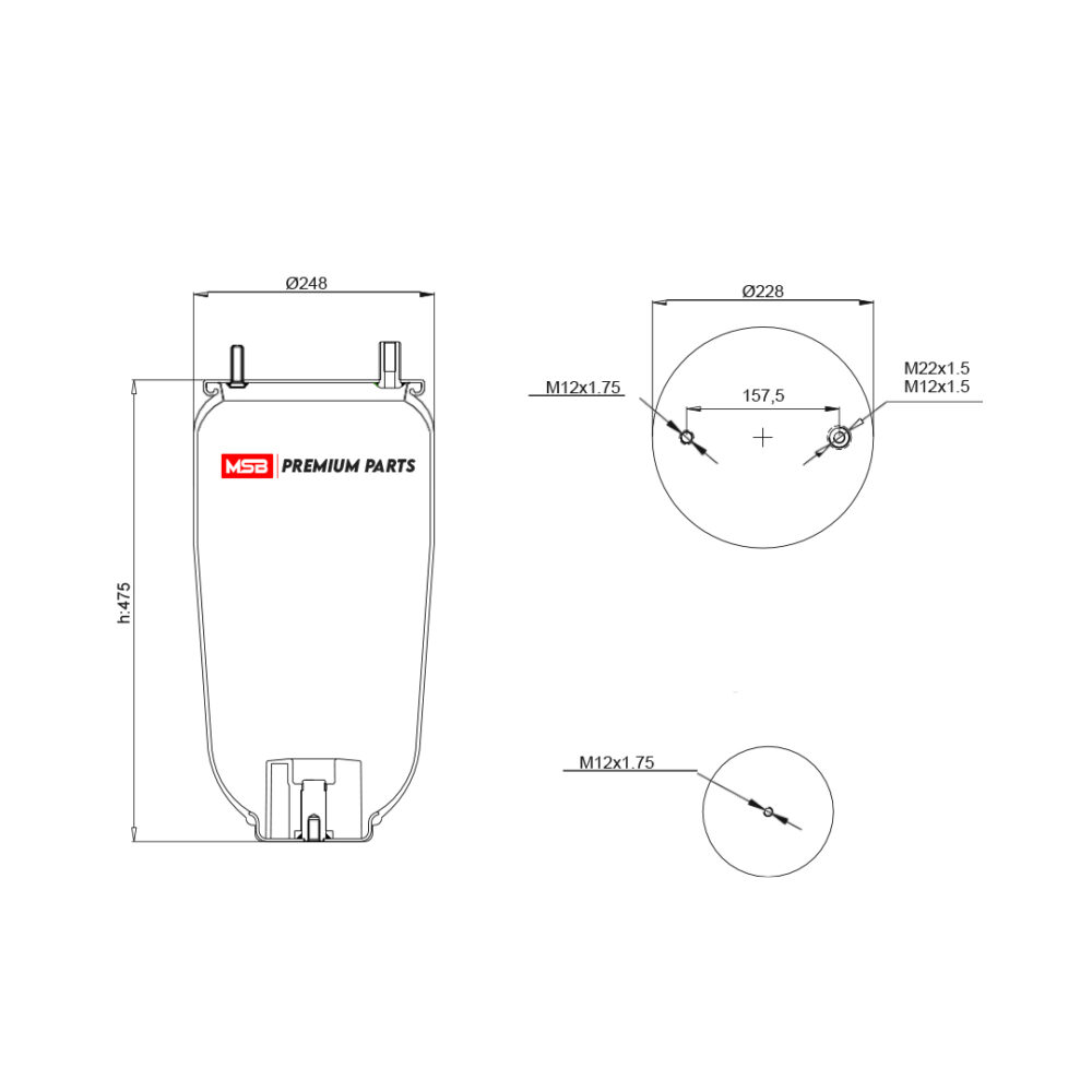 MSB    544157-S15 Air Spring