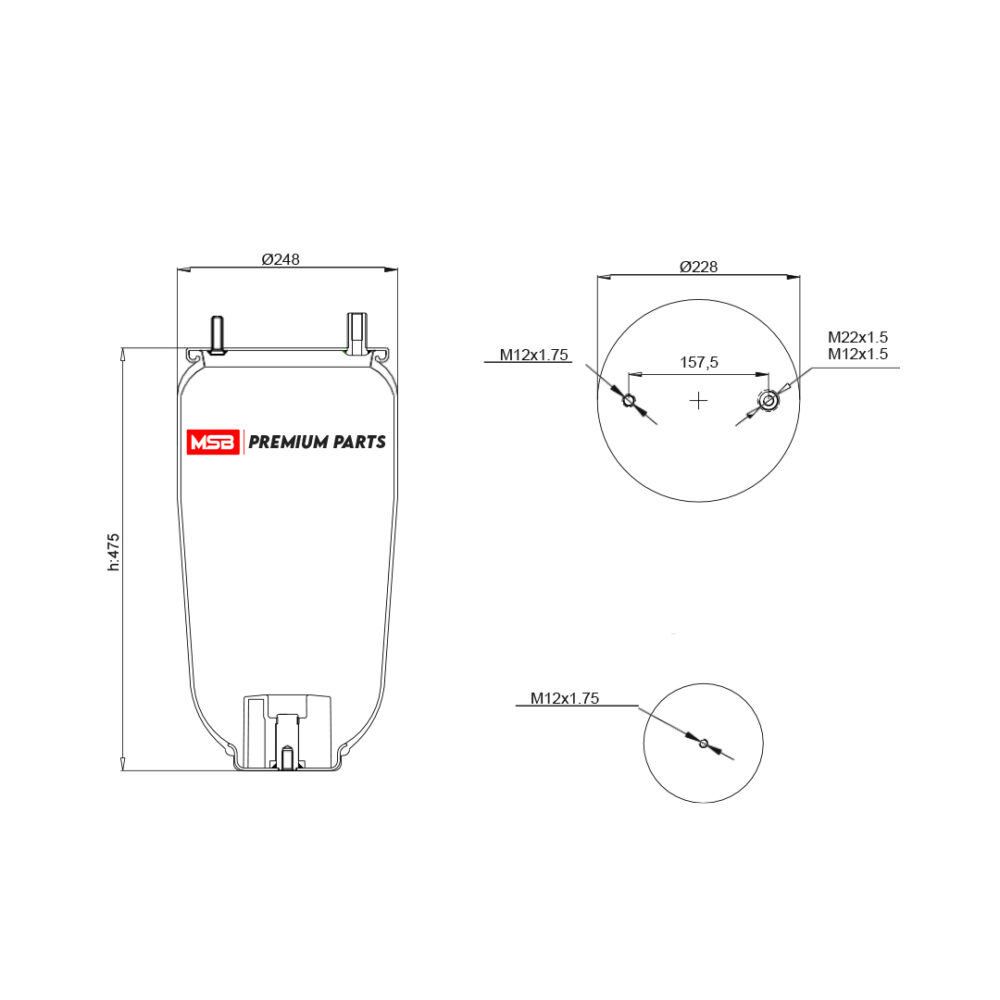 MSB    544157-S16 Air Spring