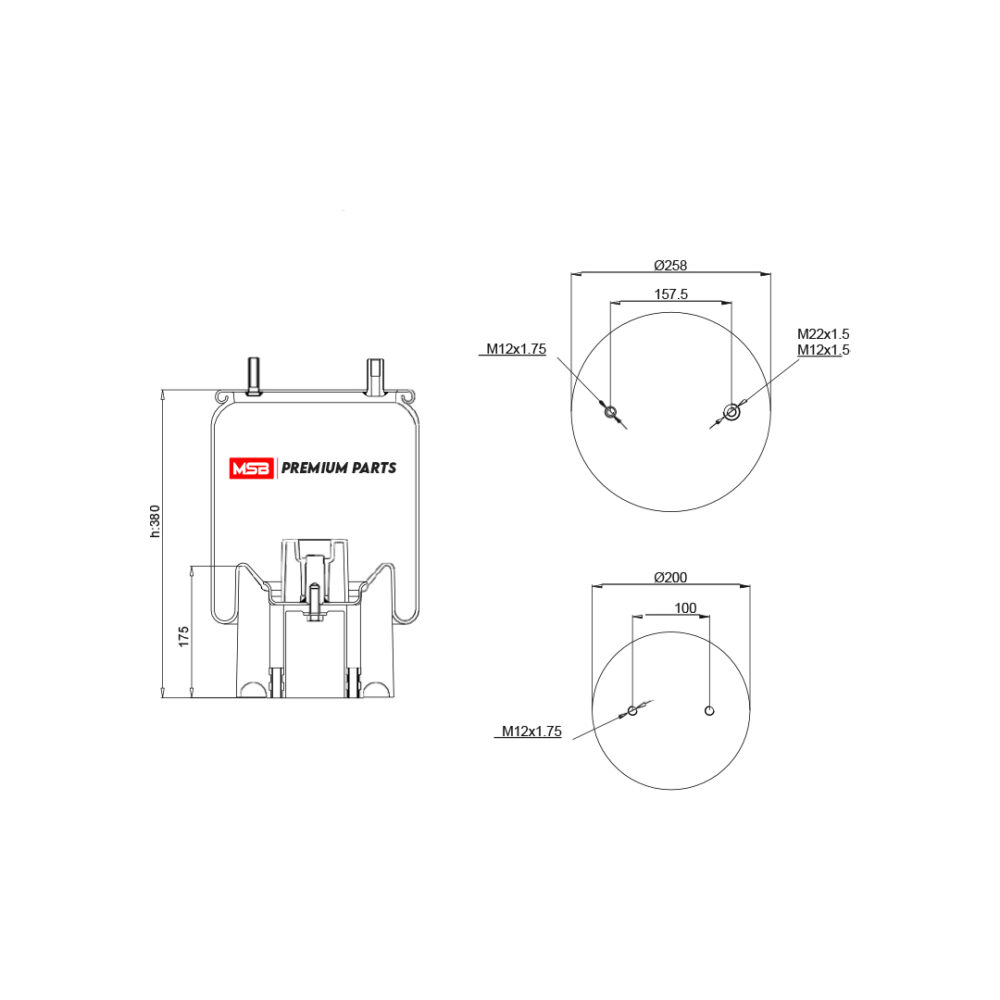 MSB    544157-CP5 Air Spring