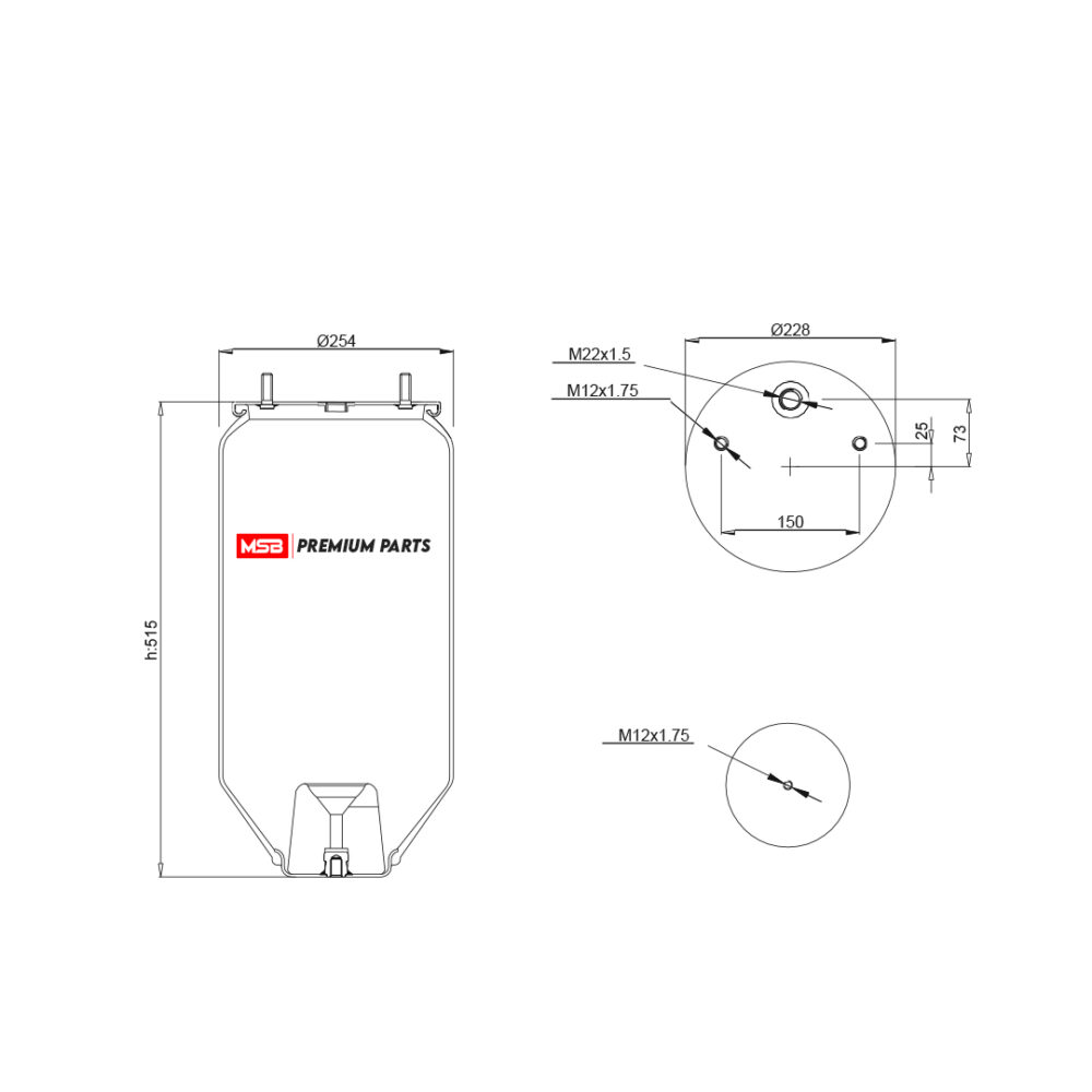 MSB    544159-S14 Air Spring