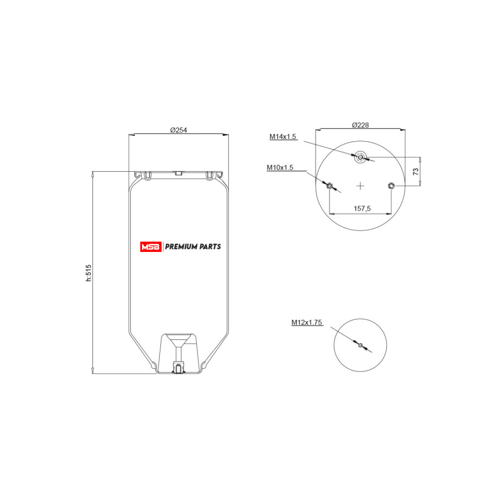 MSB    544159-S16 Air Spring