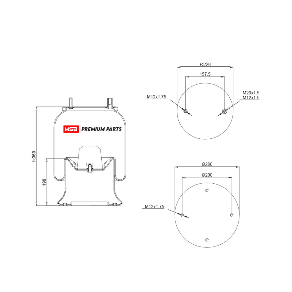 MSB    544159-C3 Air Spring