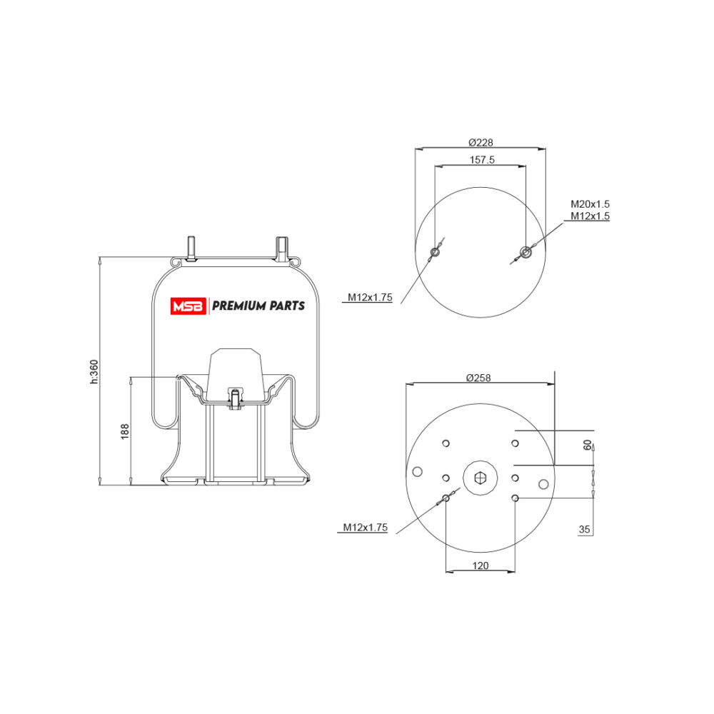 MSB    544159-C Air Spring