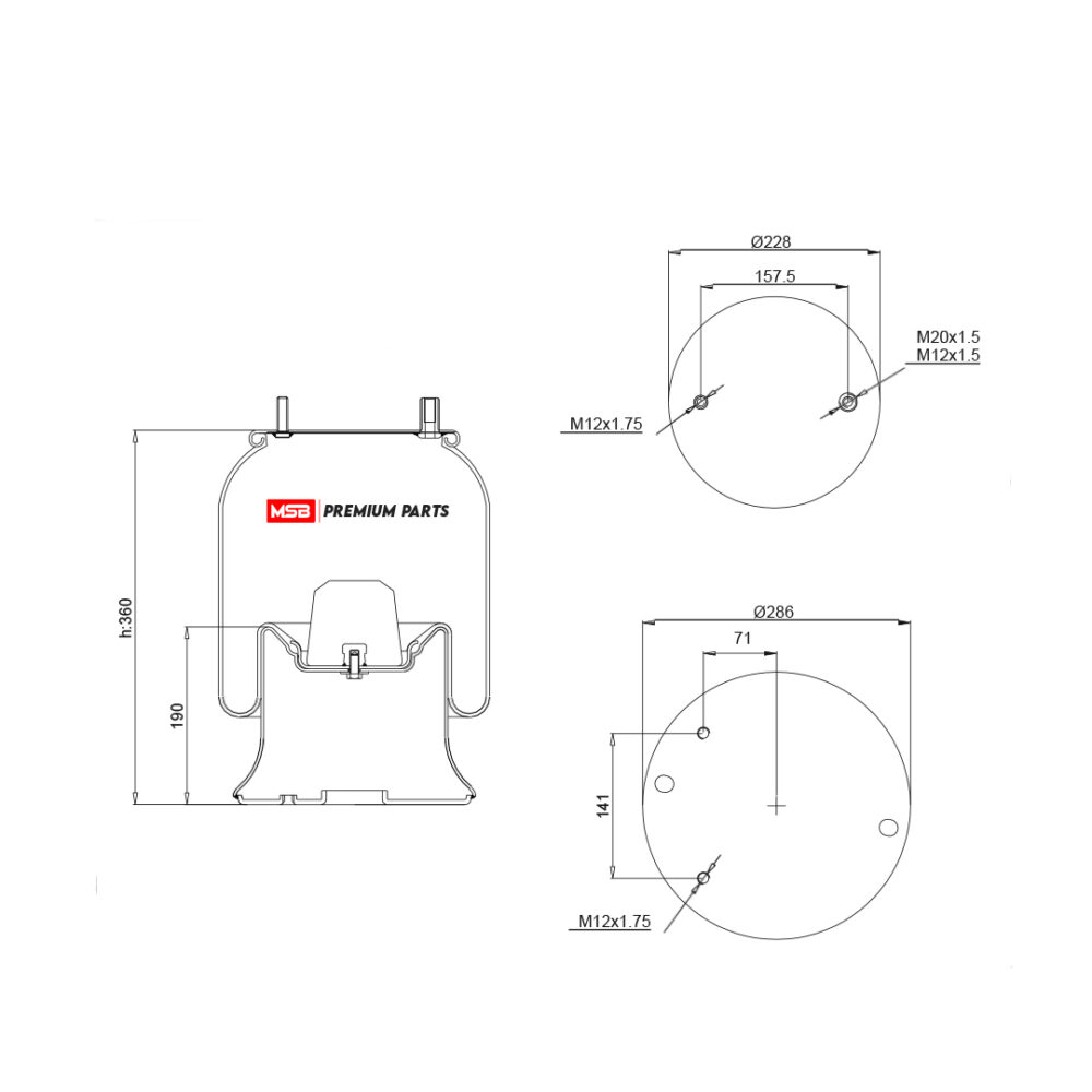 MSB    544159-C7 Air Spring
