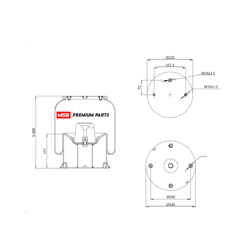 MSB    544159-C11 Air Spring