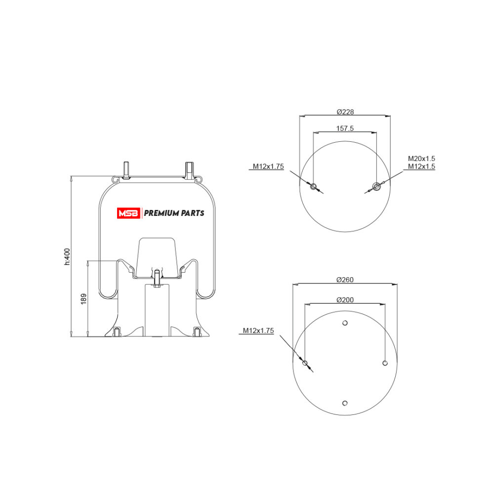 MSB    544159-CP14 Air Spring
