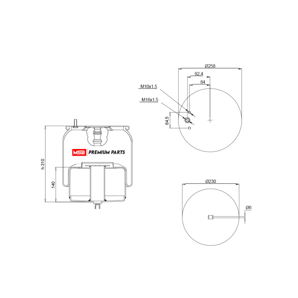 MSB     544420-C1 Air Spring