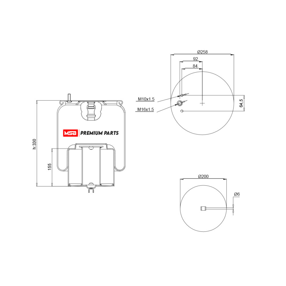 MSB     544713-C2 Air Spring