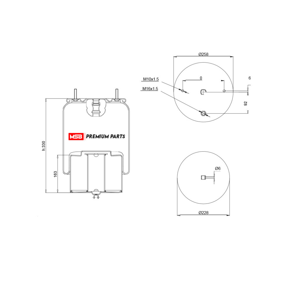 MSB     14718-K Air Spring