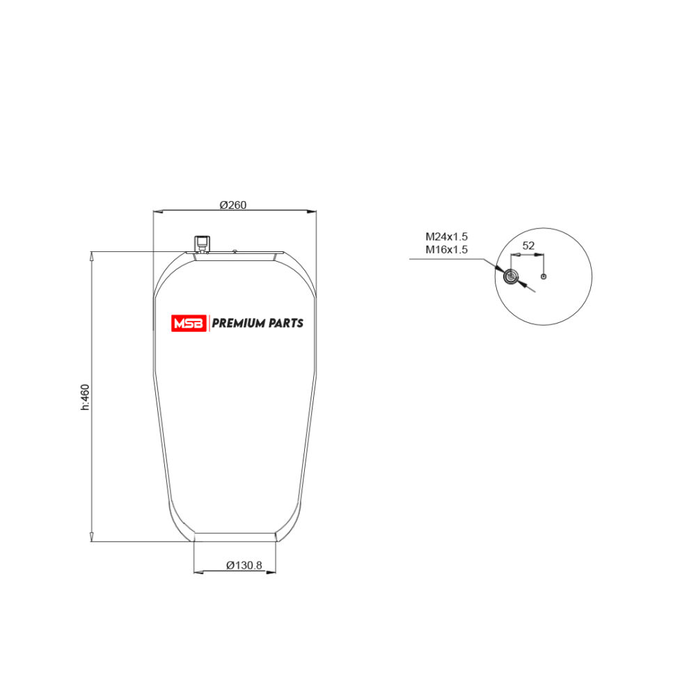 MSB     544757-S9 Air Spring