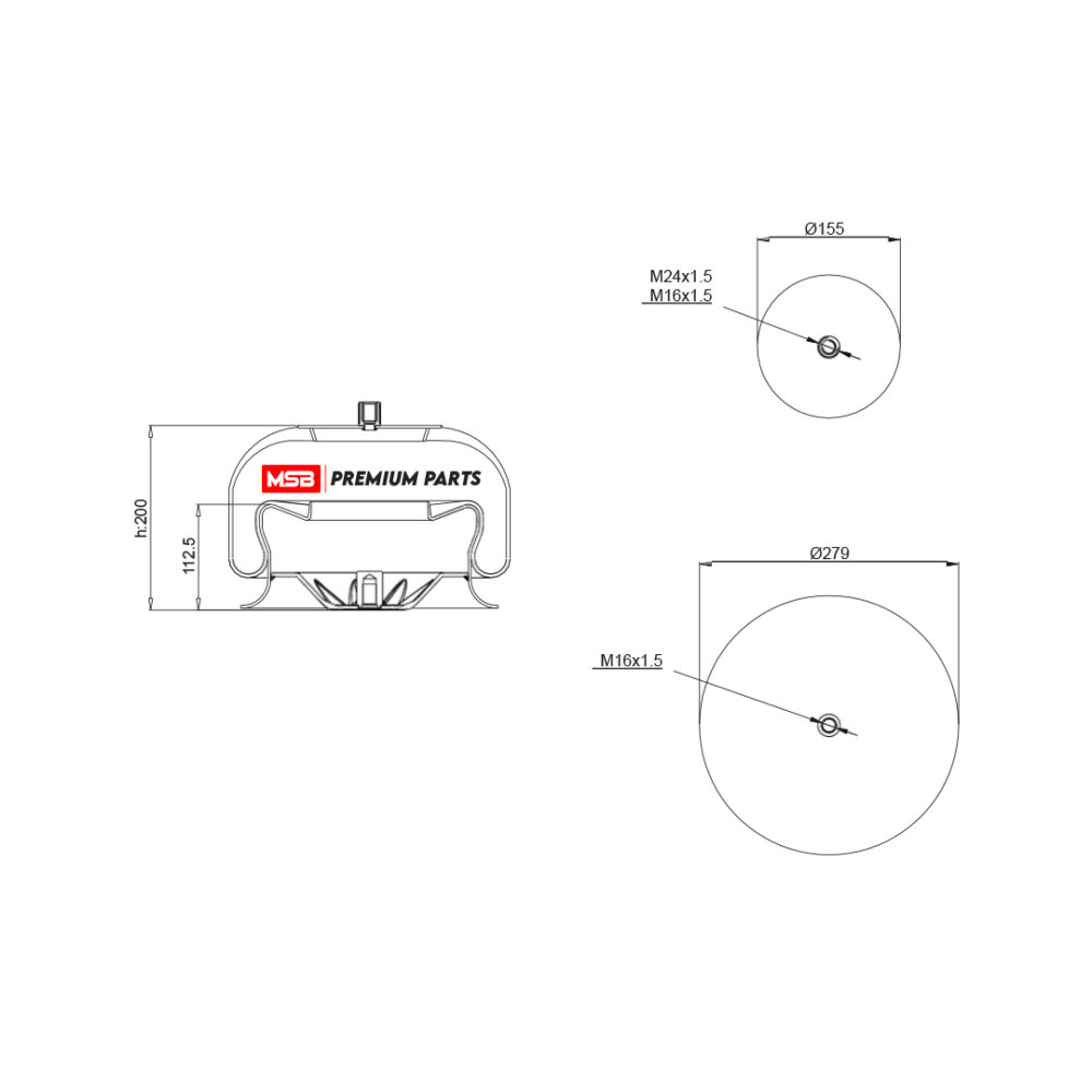 MSB      544759-C21 Air Spring