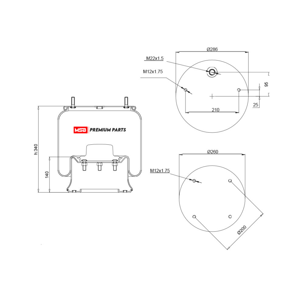 MSB      544810-C5 Air Spring