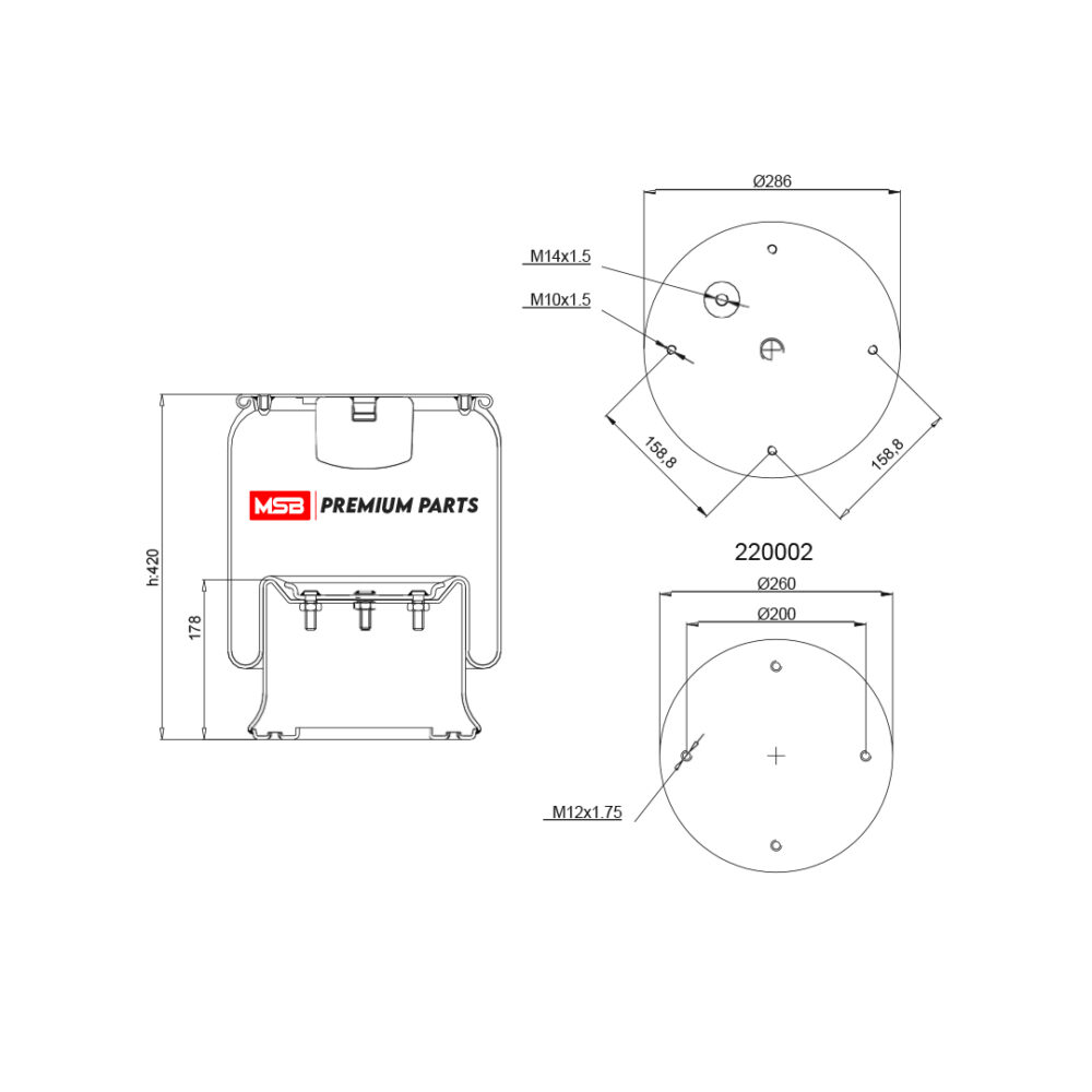 MSB      544813-C7 Air Spring