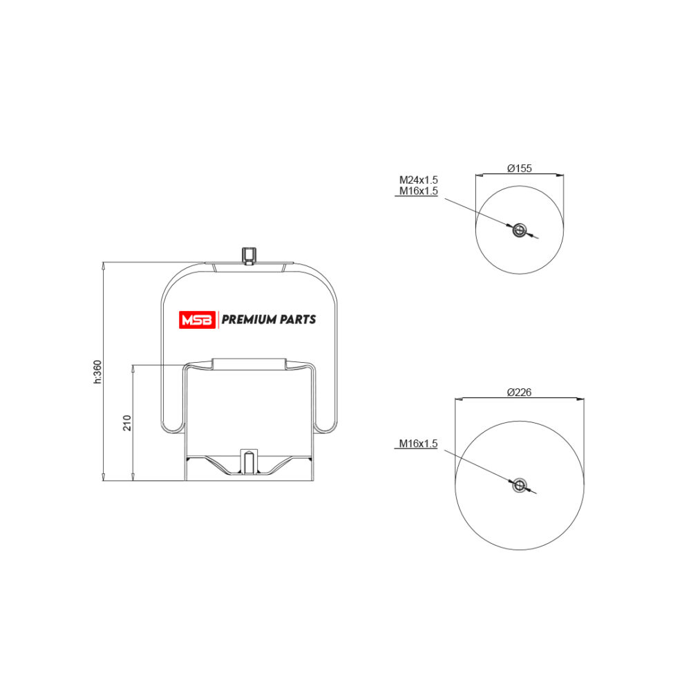 MSB       544838-C1 Air Spring