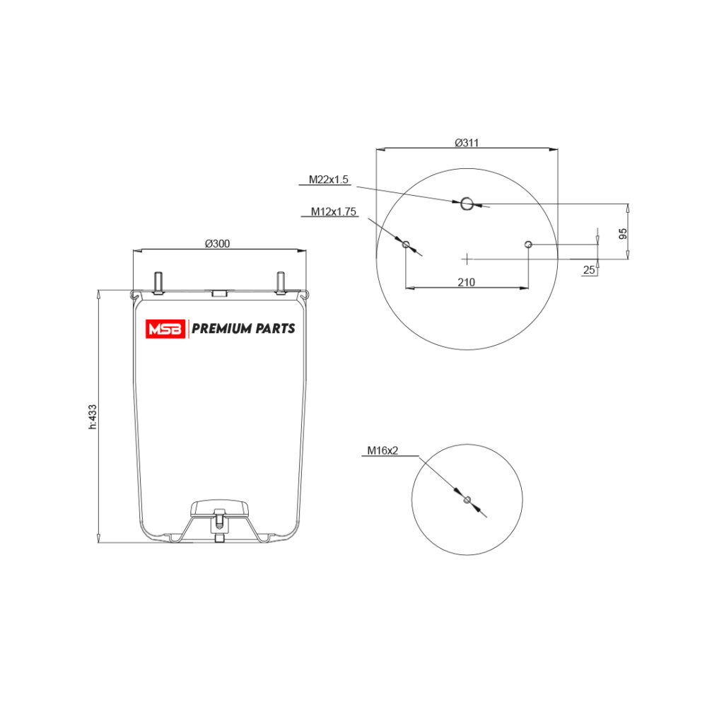 MSB       544881-S2 Air Spring