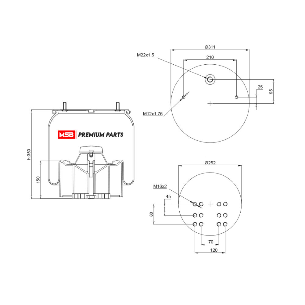 MSB       544881-CP2 Air Spring