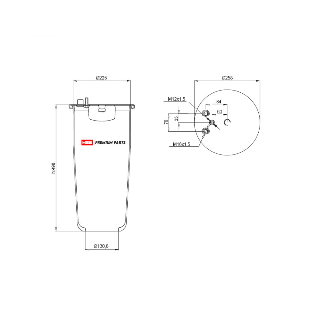 MSB       544882-S5 Air Spring