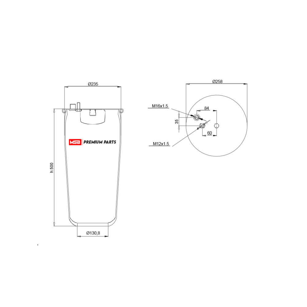 MSB       544883-S1 Air Spring