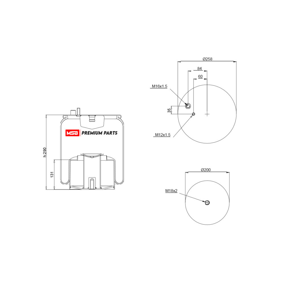 MSB       544883-C6 Air Spring