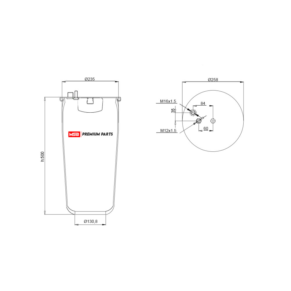 MSB       544884-S1 Air Spring