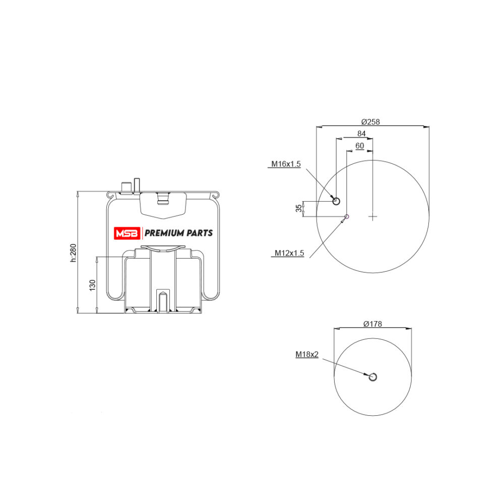 MSB       544884-C6 Air Spring