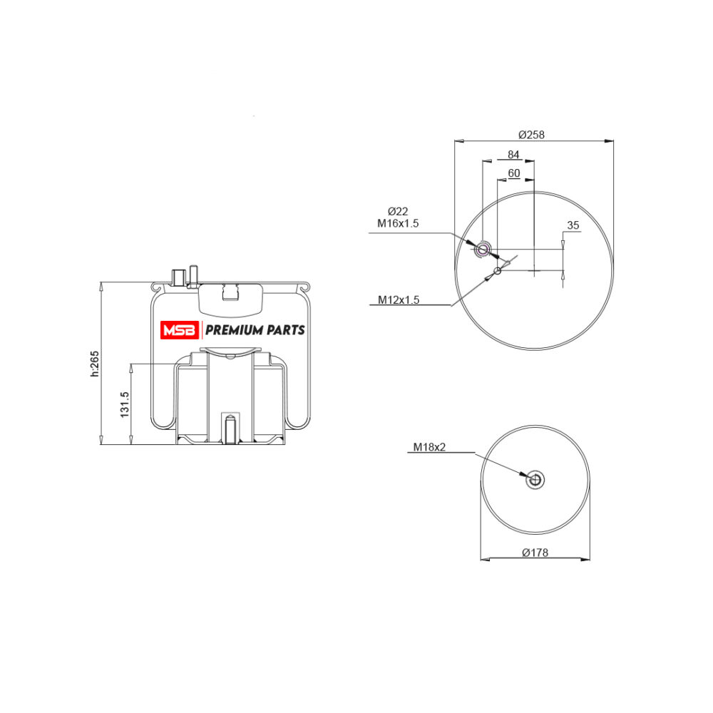 MSB       544885-C1 Air Spring