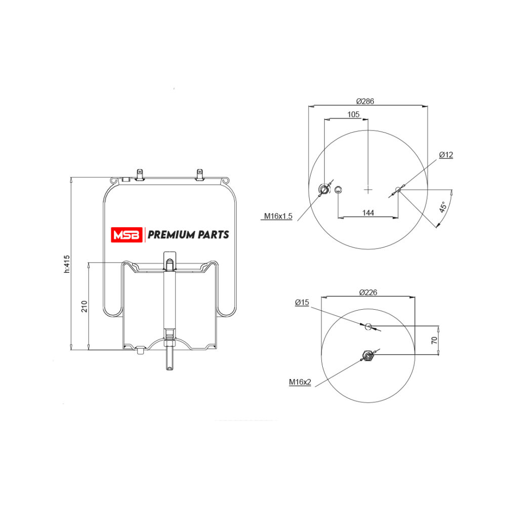 MSB        544913-C2 Air Spring