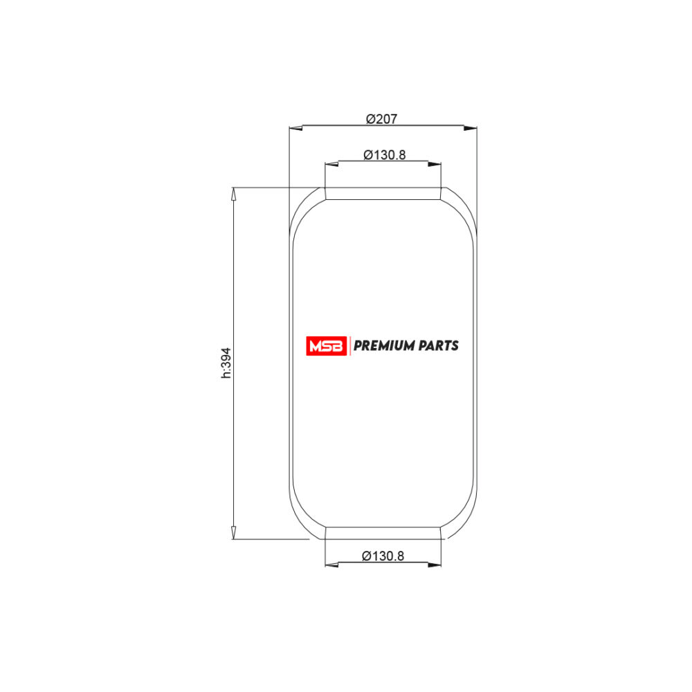 MSB 54661 Air Spring