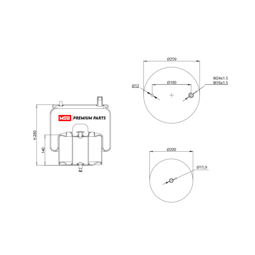 MSB         544929-C Air Spring
