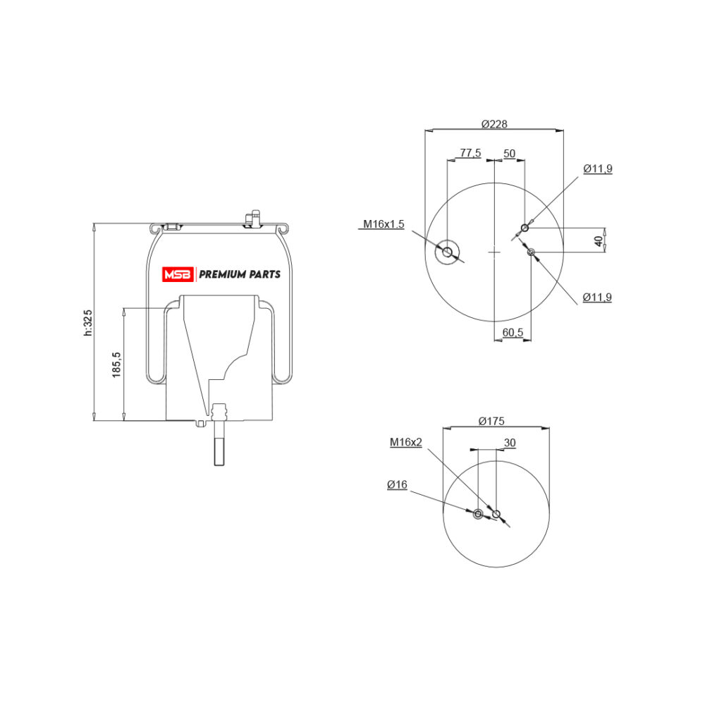 MSB         544930-CP Air Spring