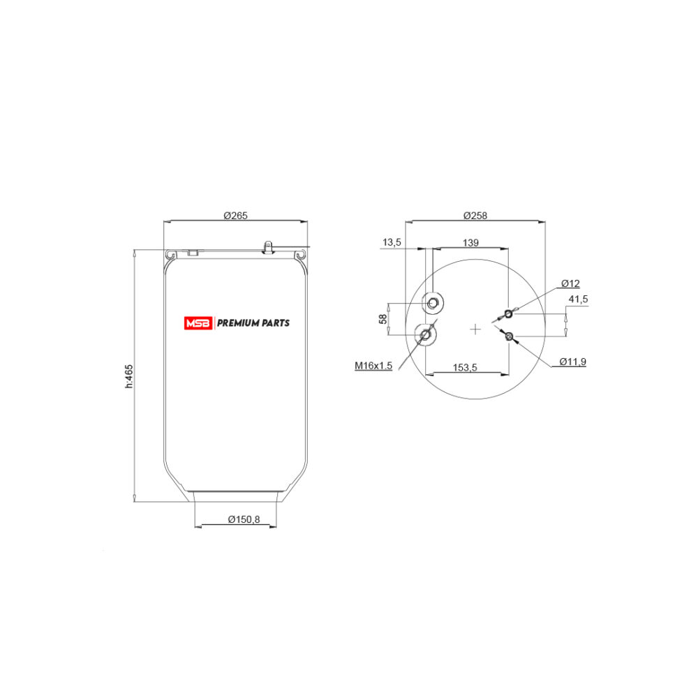 MSB         544933-S Air Spring