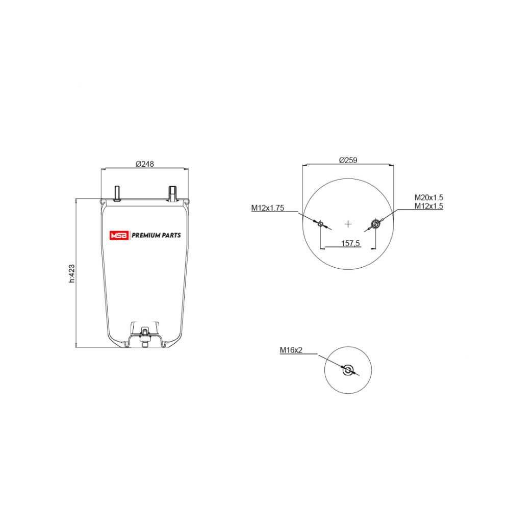 MSB         544960-S2 Air Spring