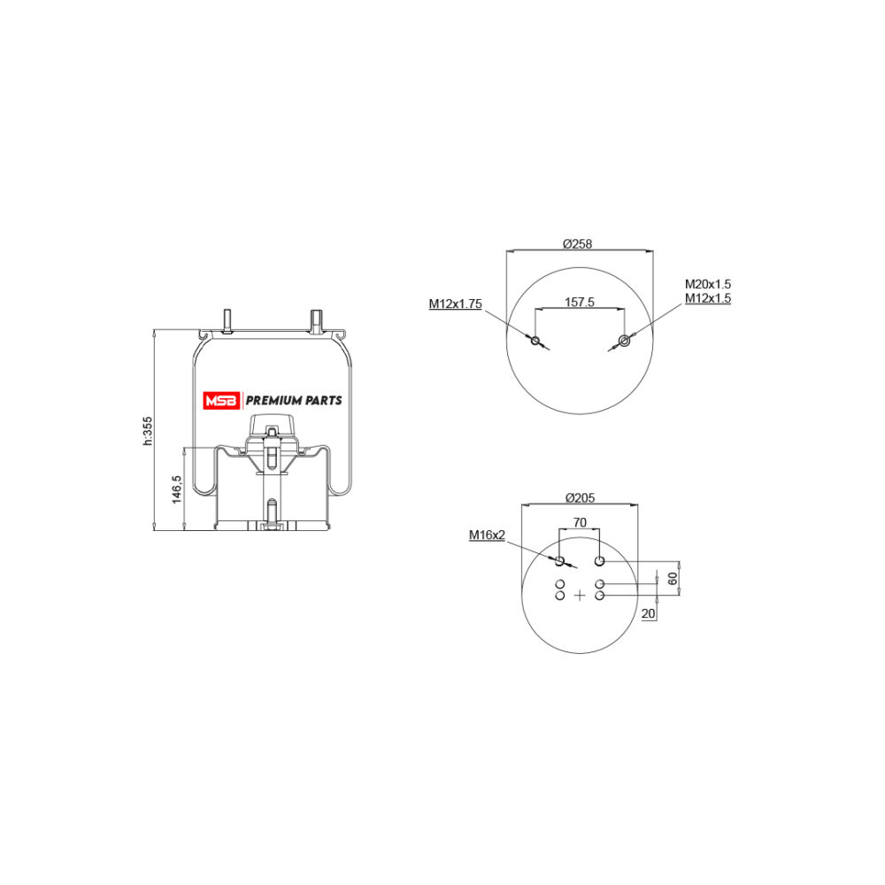 MSB         544960-C2 Air Spring