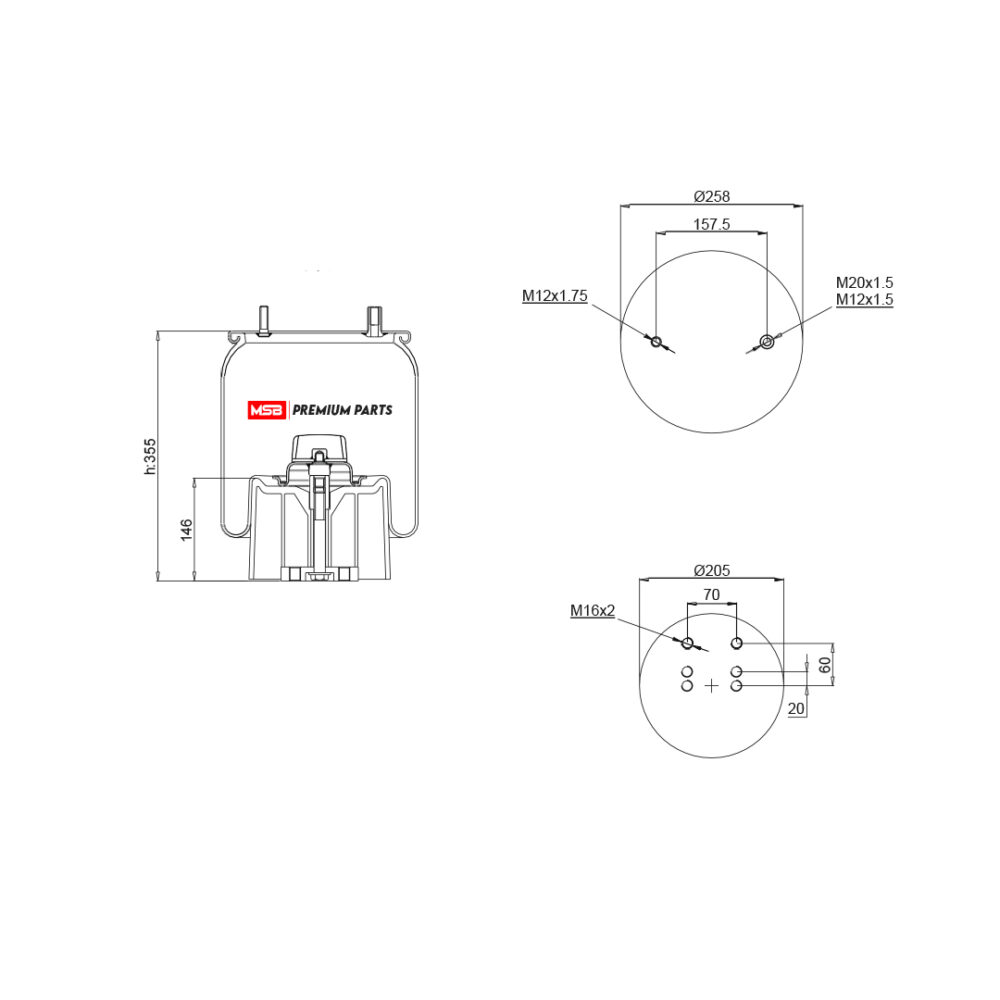 MSB         544960-CP2 Air Spring