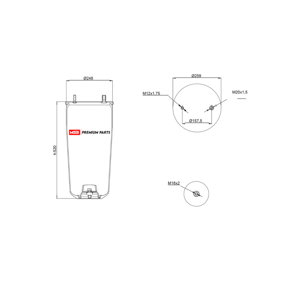 MSB         544963-S1 Air Spring