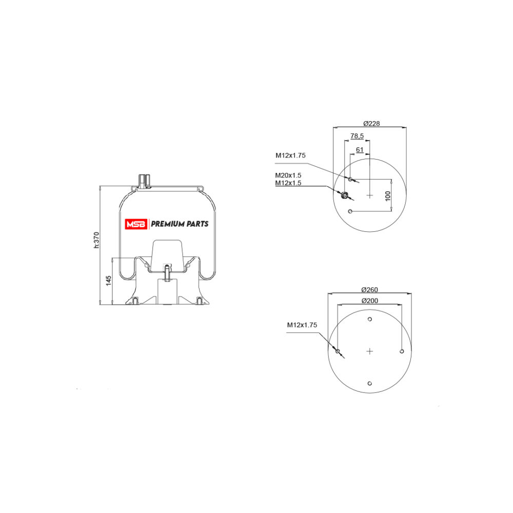 MSB        541247-CP Air Spring