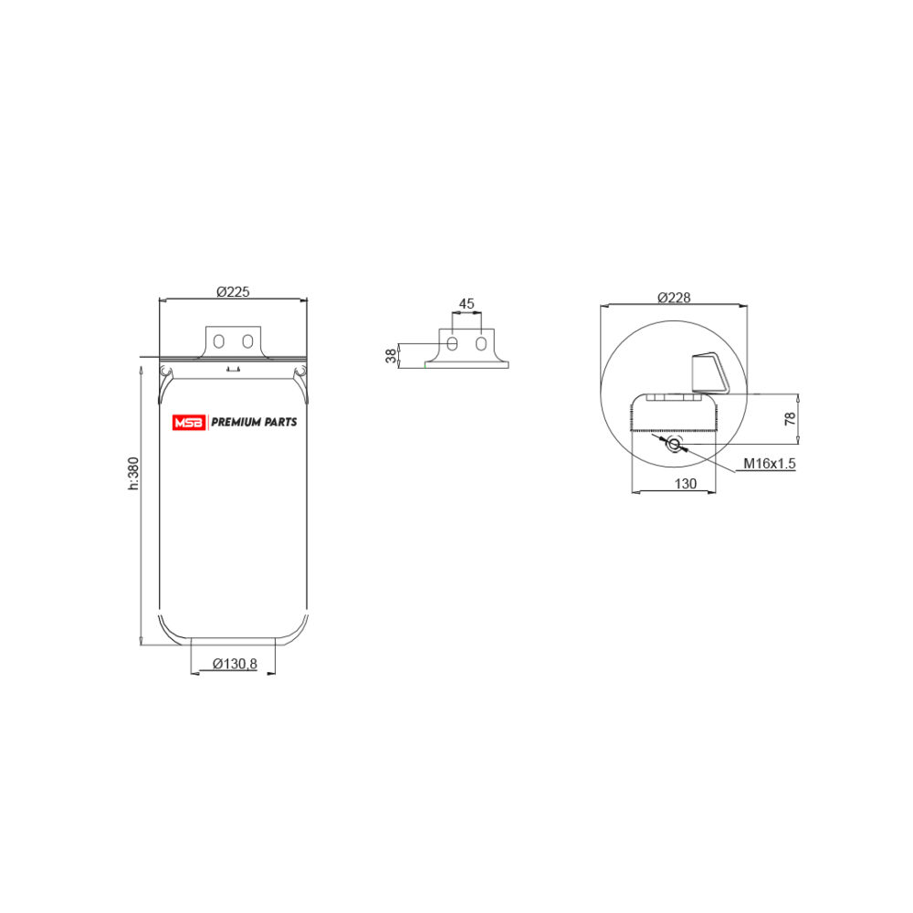 MSB        5427023-S1 Air Spring
