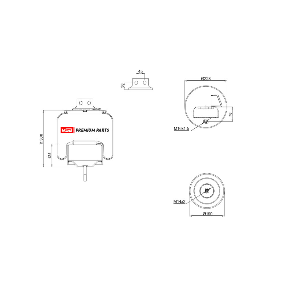 MSB        5427023-C Air Spring