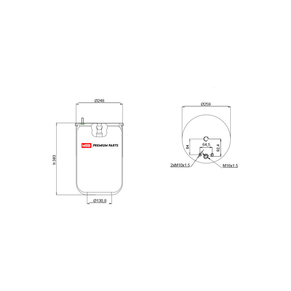 MSB        546603-S Air Spring